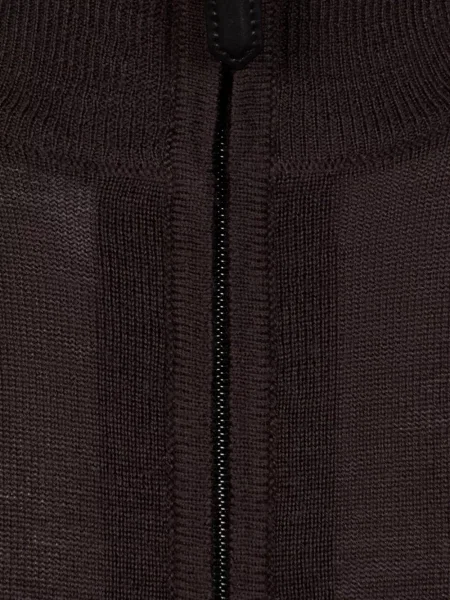 Cardigan Canali tricotate maro