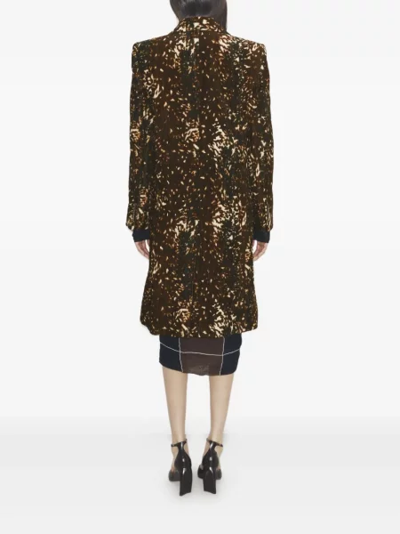 Palton Tory Burch de catifea maro