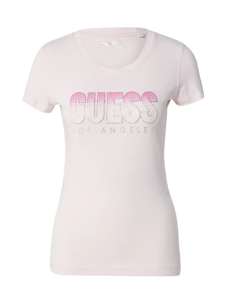 Guess Tricou Roz gri