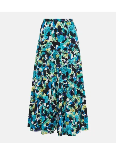 Fustă midi Diane Von Furstenberg cu talie înaltă cu imagine până la genunchi