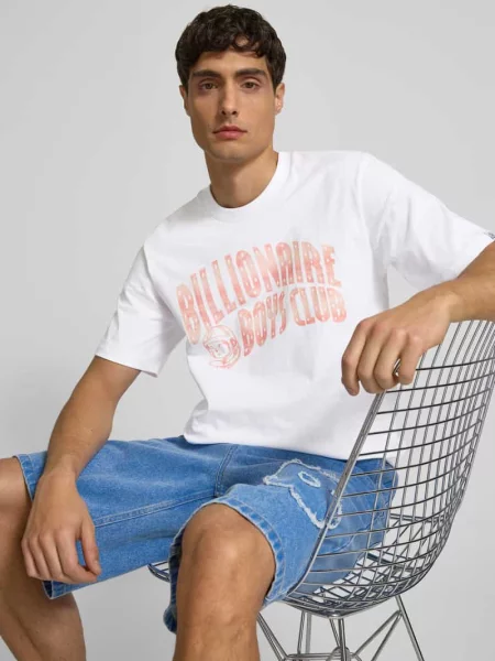 T-shirt z czystej bawełny Billionaire Boys Club biała