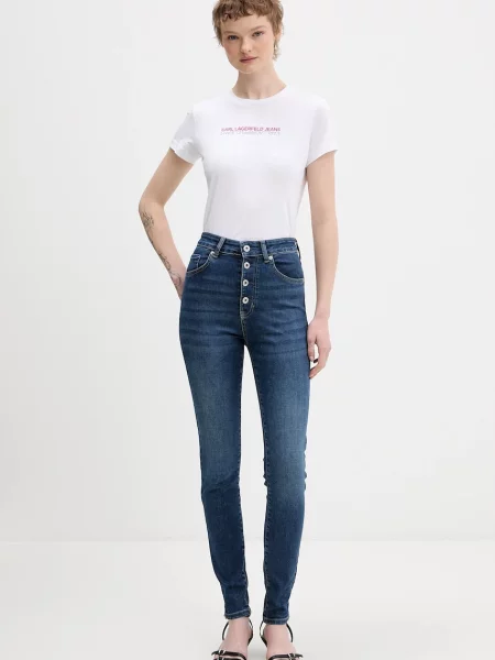 Kavbojke Karl Lagerfeld Jeans mornarsko modra