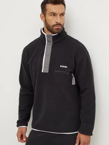 Sportska dukserica Columbia Helvetia II s aplikacijom crna