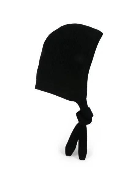 Căciulă Soft Goat cu legături negru