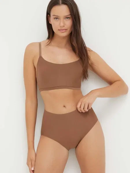 Kalhotky Chantelle hnědá