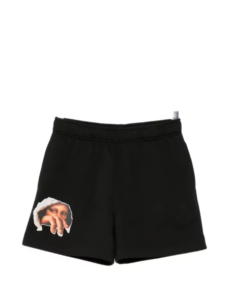 Pantaloni scurți Melt cu imagine negru