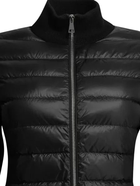 Matlasat geacă Moncler negru