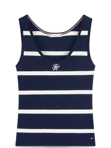Top Tommy Hilfiger albastru