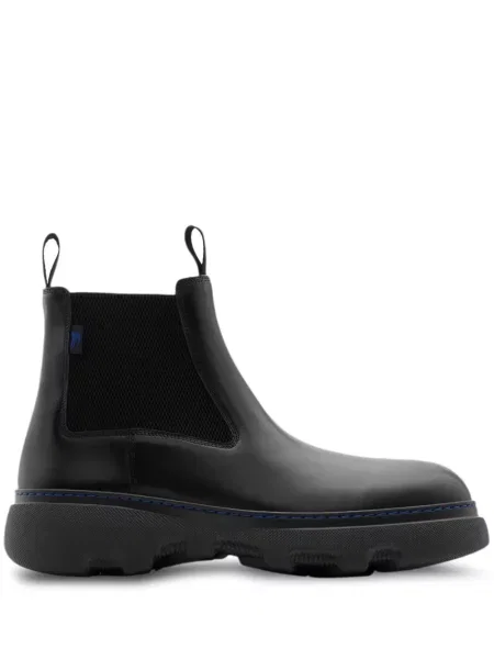 Botine Burberry din piele negru
