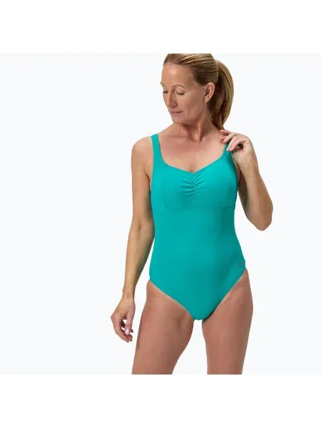 Costum de baie întreg pentru femei Speedo AquaNite Shaping turquoise gem