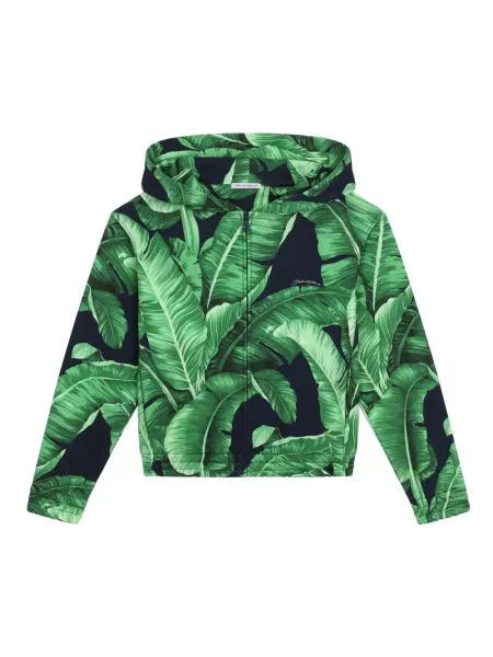 Bluza z kapturem dziecięca Dolce And Gabbana zielona