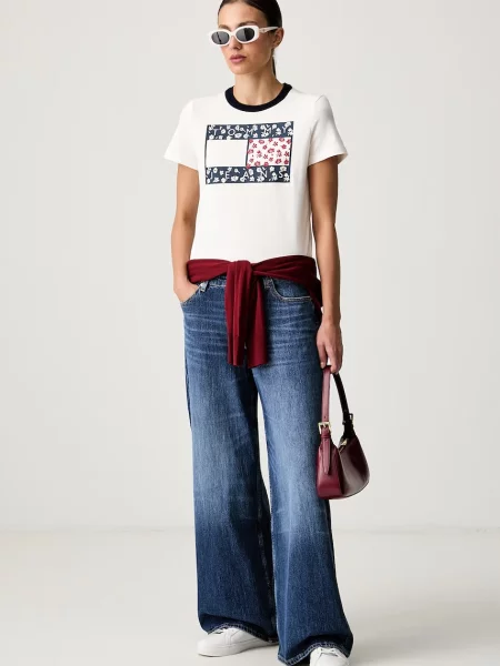 Tommy Jeans tričko dámske biela