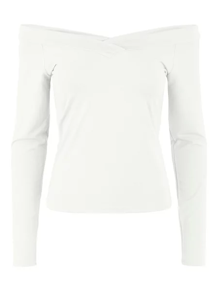 Pieces Bluză alb