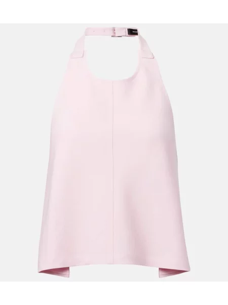 Top Wardrobe.nyc de lână roz