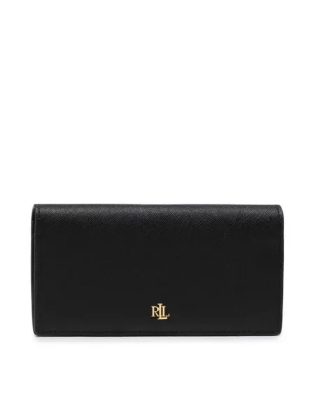 Портфейл Lauren Ralph Lauren дамски черно