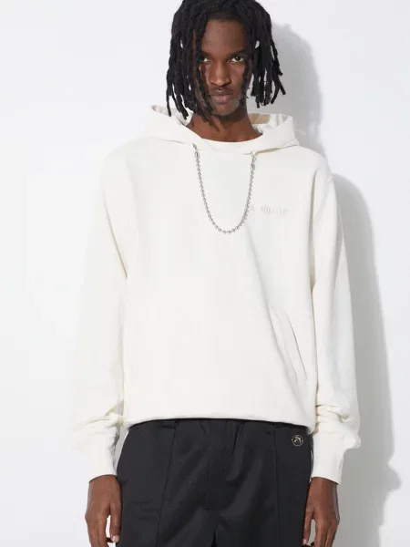 Свитер Ambush с капюшоном с аппликацией бежевый