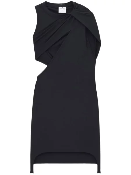 Rochie Courreges din jerseu de costum negru