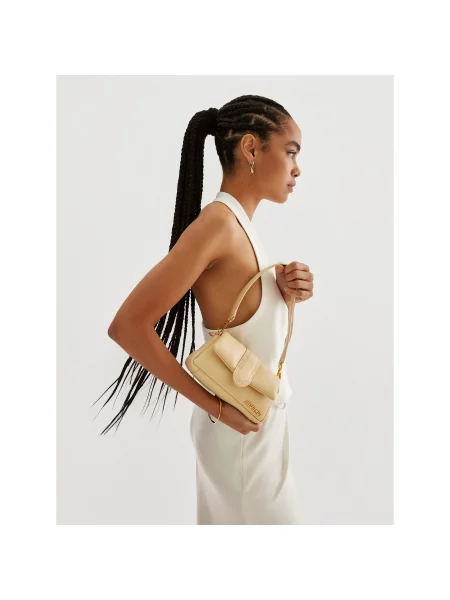 JACQUEMUS Дамска чанта Le Petit Bambimou Екрю