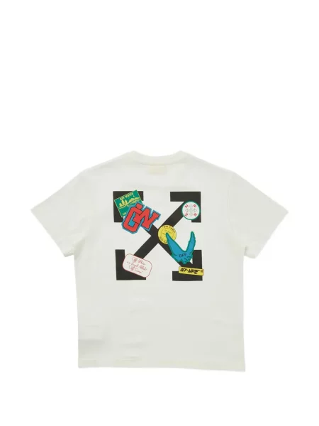 Koszulka dziecięca Off-white biała