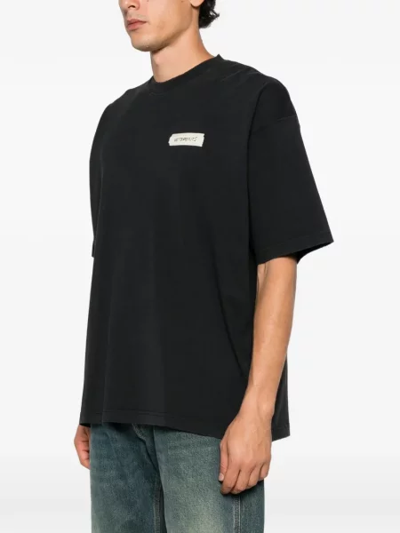 Tricou Vetements cu autograf negru