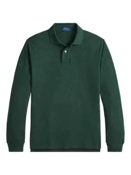 Μικρός κασκέτο Polo Ralph Lauren με χαμηλή μέση υφαίνω διαγωνίως πράσινο