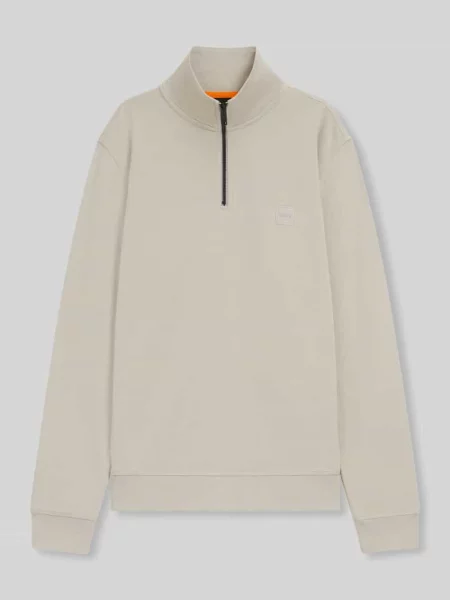 BOSS Bluza Zetrust jasny beżowy