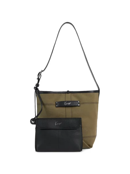 Reversibil geantă Kenzo din piele verde