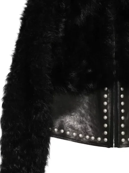 Geanta de piele Ann Demeulemeester negru