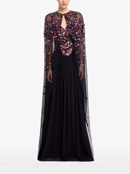 Palton Elie Saab cu paiete negru