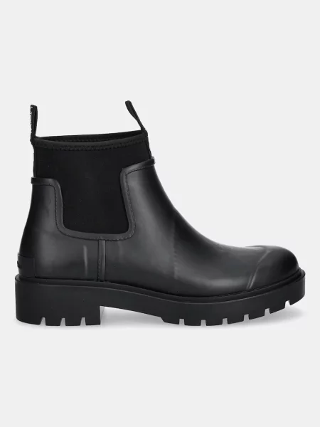 Calvin Klein Jeans Cizme de cauciuc COMBAT' negru
