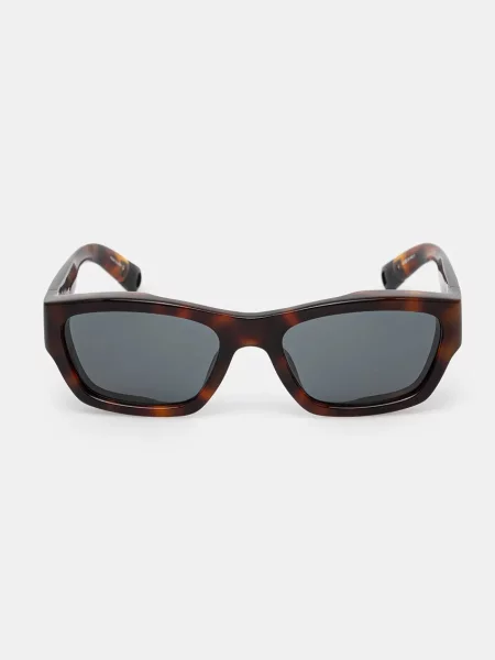 Jacquemus okulary przeciwsłoneczne MERIDIANO brązowy