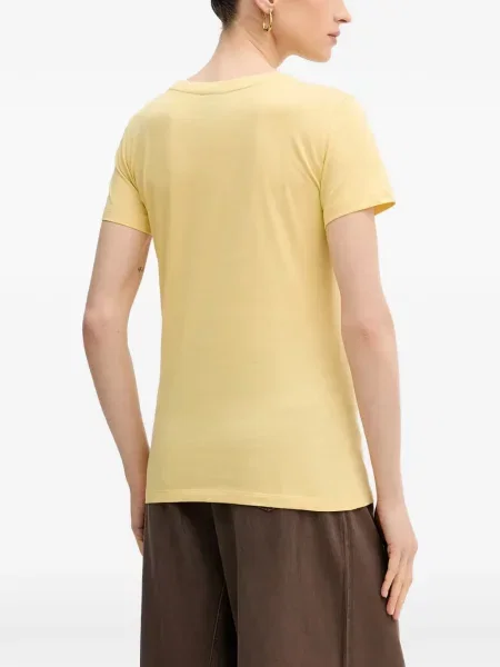 Tricou Armani Exchange cu imagine galben