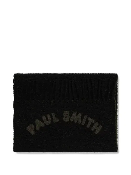Fular Paul Smith cu franjuri negru