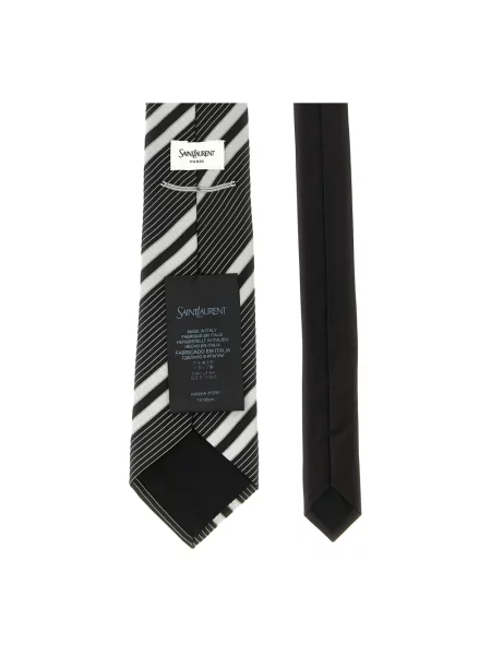 Pasek Saint Laurent w paski żakardowy z paskiem