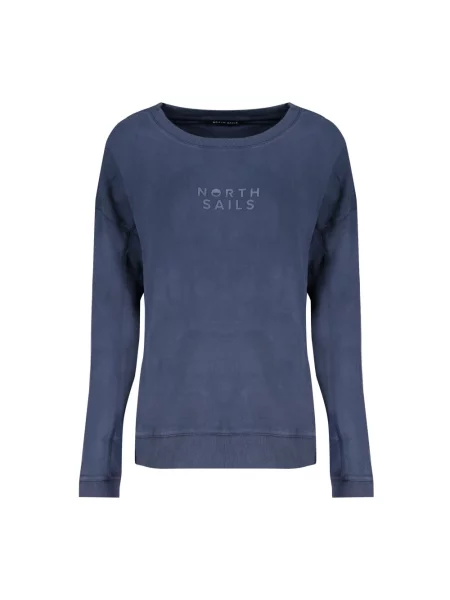 Bluza North Sails z długim rękawem z autografem niebieska