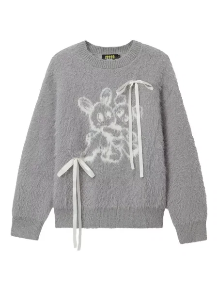 Pulover Mini Cream gri