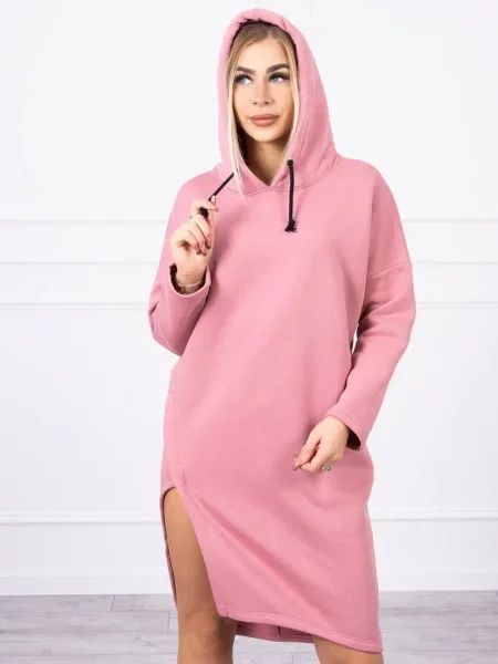 Rochie Kesi cu glugă de costum roz