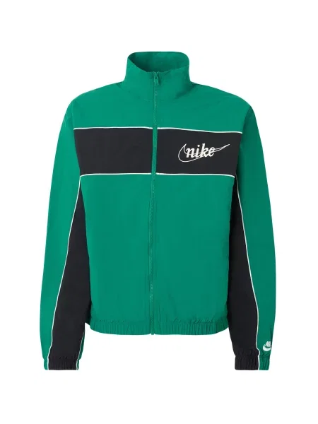 Nike Sportswear Geacă de primăvară-toamnă CLUB verde iarbă / negru alb