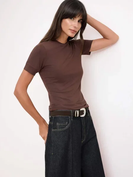 Trendyol Majica rjava