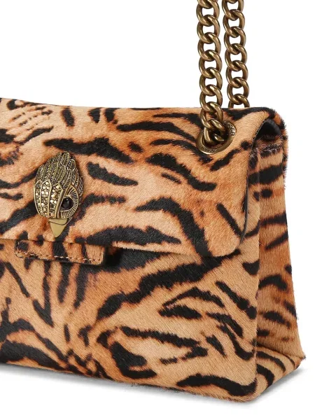 Kurt Geiger Bőr válltáska Mini Kensington barna