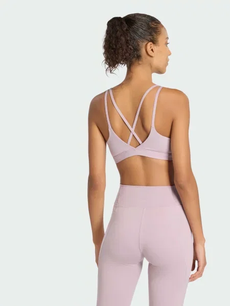 Спортивный топ Adidas фиолетовый