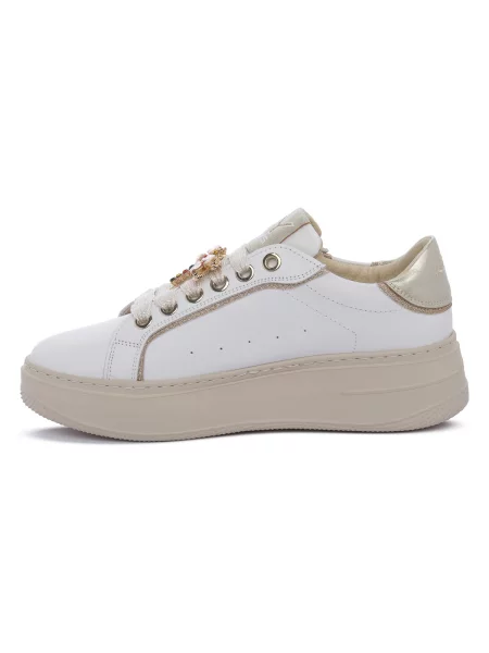 Pantofi Keys alb