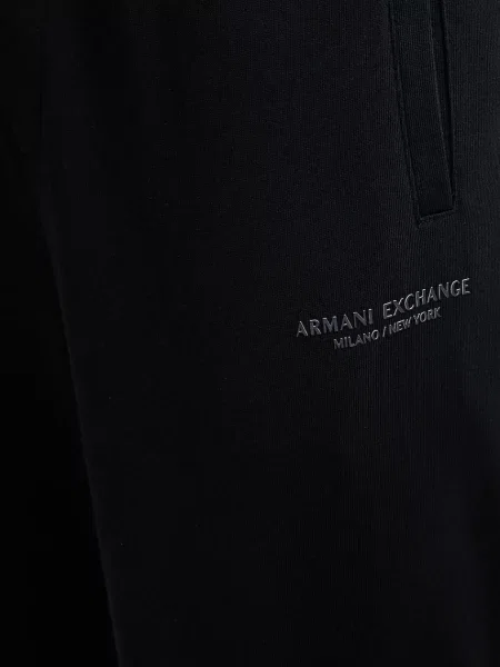 Спортивні штани Armani Exchange однотонні синій