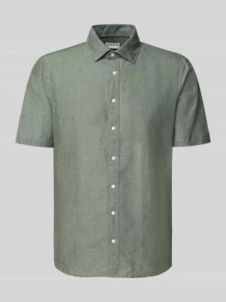 Koszula casualowa o kroju slim fit z mieszanki lnu Jake*s