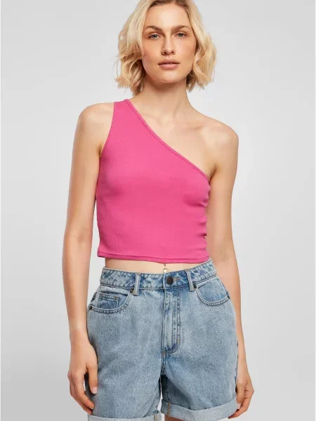 Top Urban Classics asymetryczny fioletowy