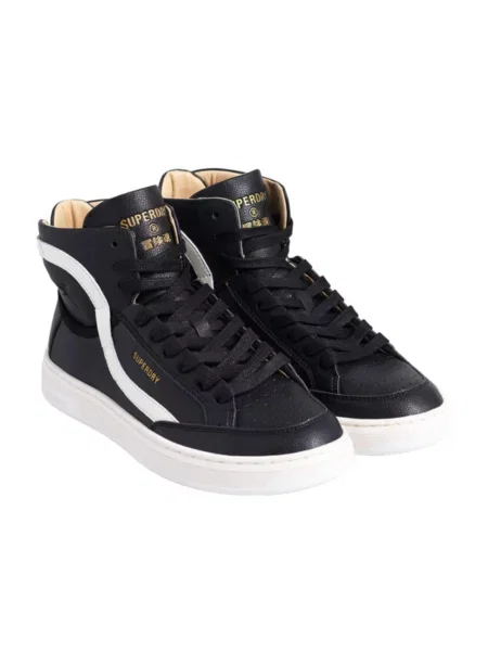 Buty Superdry Basket Lux Trainer sneakersy czarne
