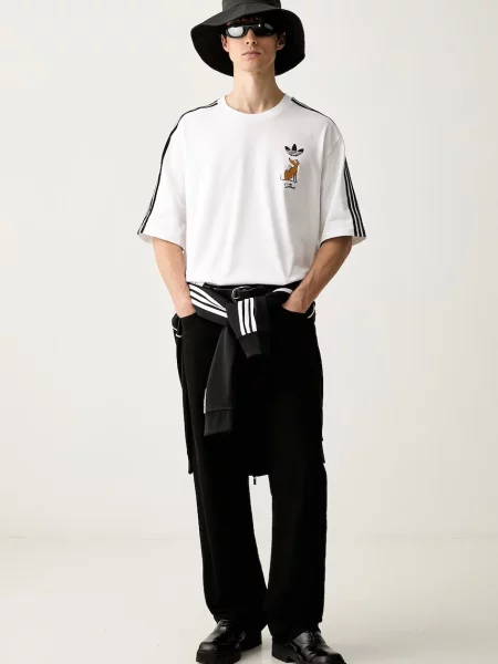 Adidas Originals tričko pánske Little Santas Helper biela