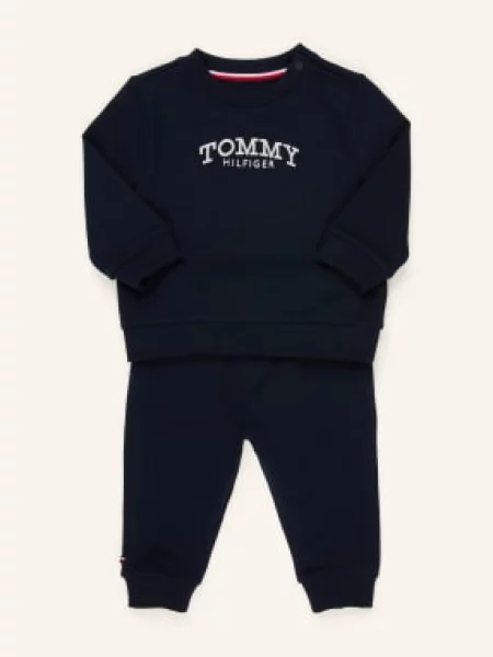 Tommy Hilfiger Zestaw: Bluza I Spodnie Dresowe blau granatowe