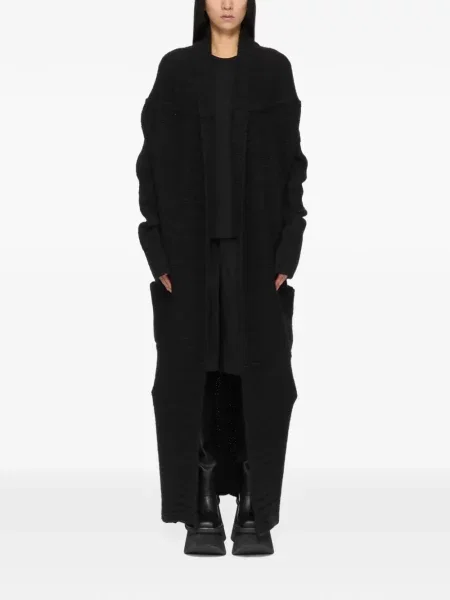 Pantaloni scurți Rick Owens de lână business negru