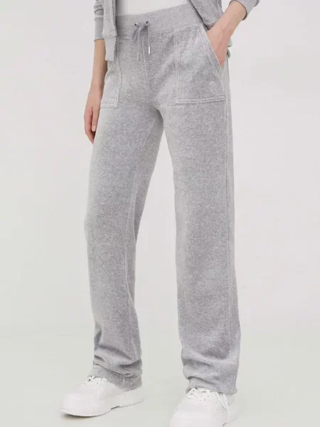 Trenirka hlače Juicy Couture siva